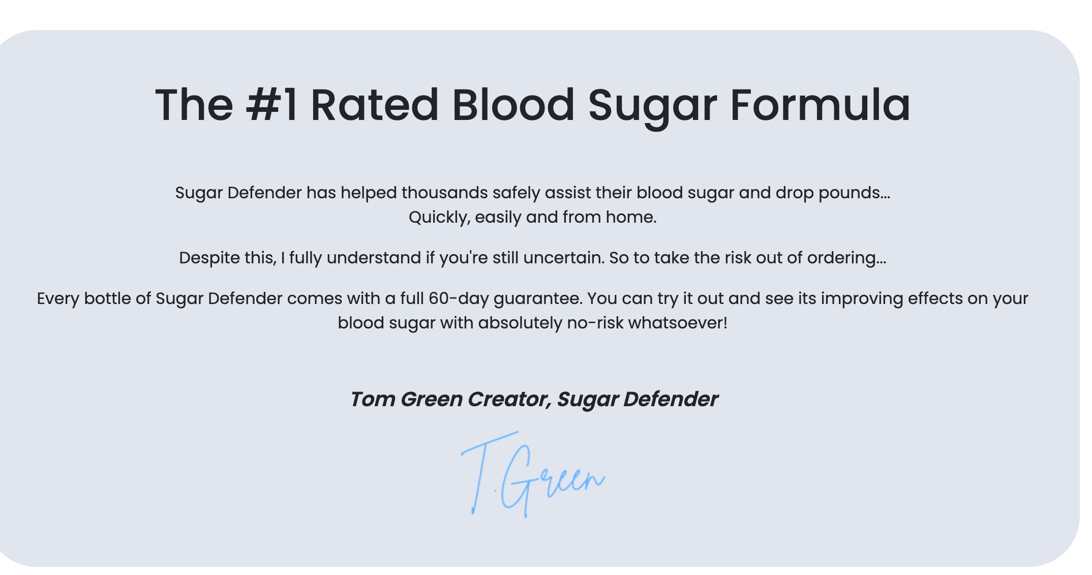 Sugar Defender